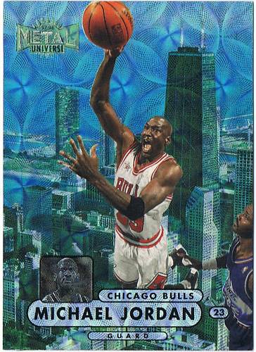 Michael Jordan basketball card (Chicago Bulls Legend) 1997 Upper